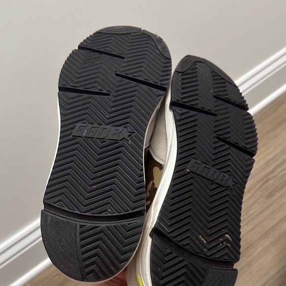 Golden Goose Camouflage Athletic Shoes - Gray, Yellow, Orange - Picture 7 of 8